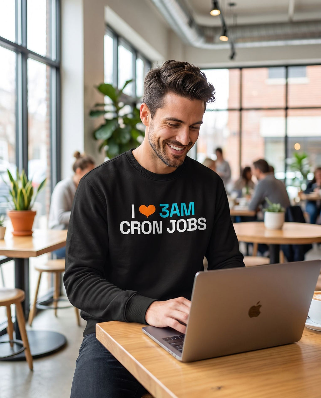 I ❤️ 3AM Cron Jobs — Crewneck